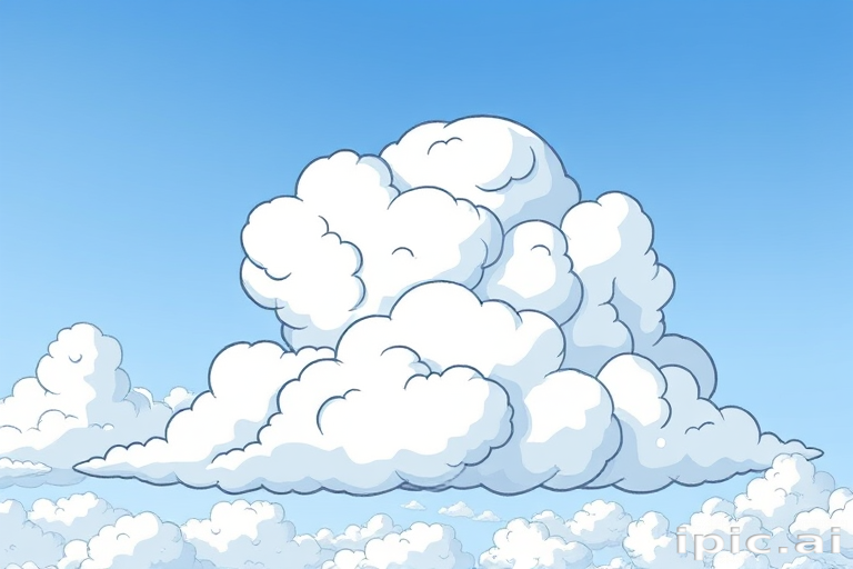 cartoon cloud drawing