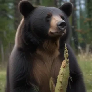 black bear png
