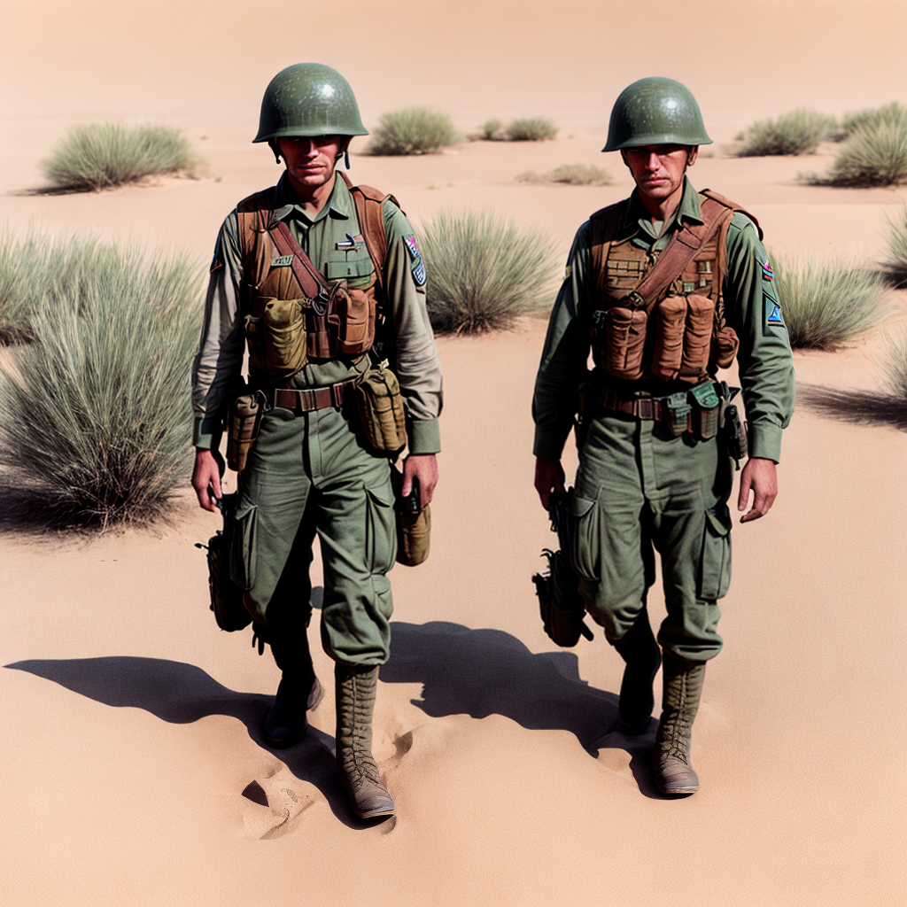 Ww2 desert soldier