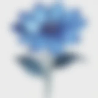 blue flower clip art
