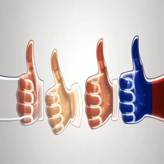 transparent thumbs up