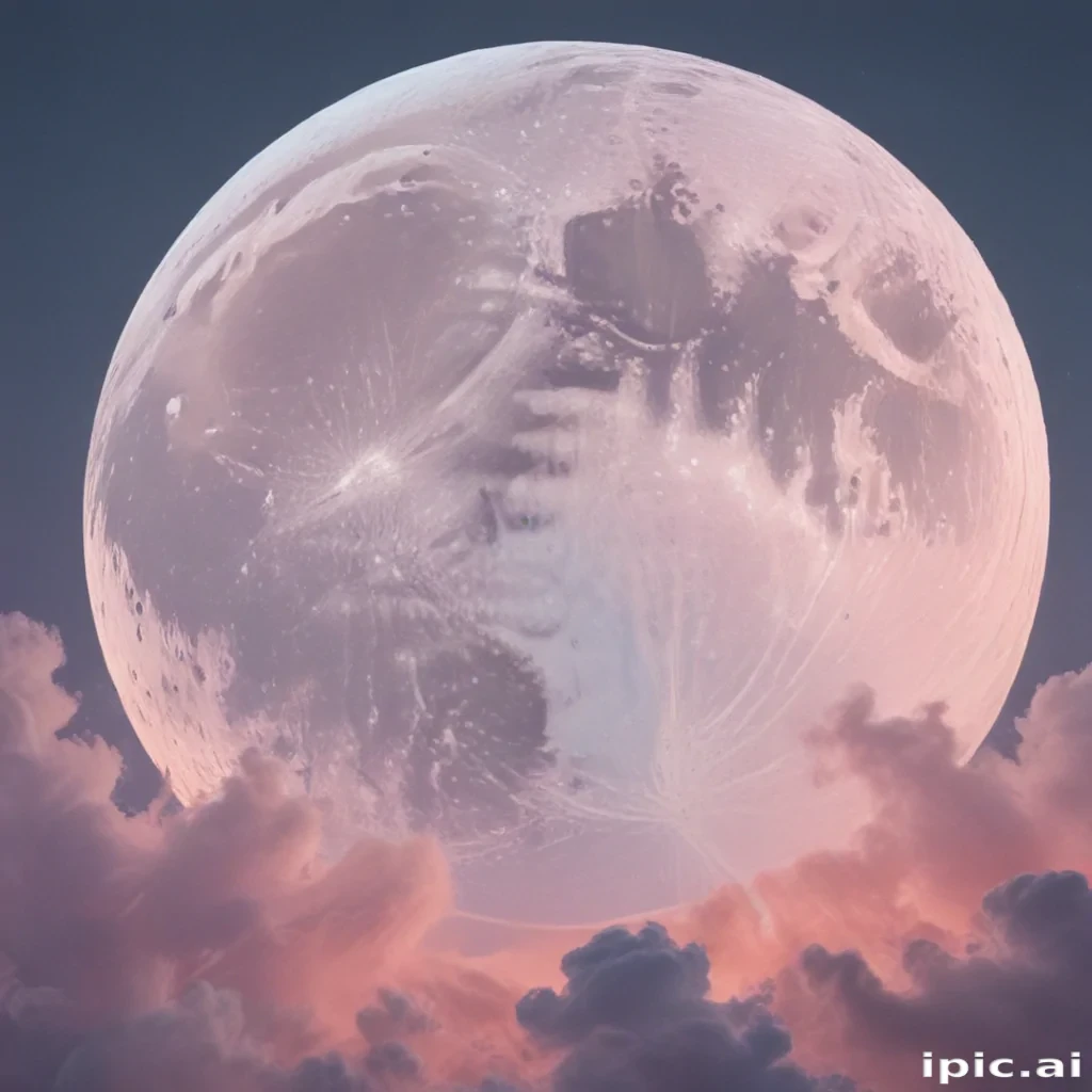 pastel aesthetic moon wallpaper
