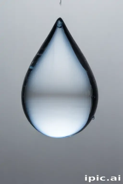 transparent water drop
