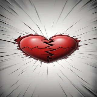 broken heart background