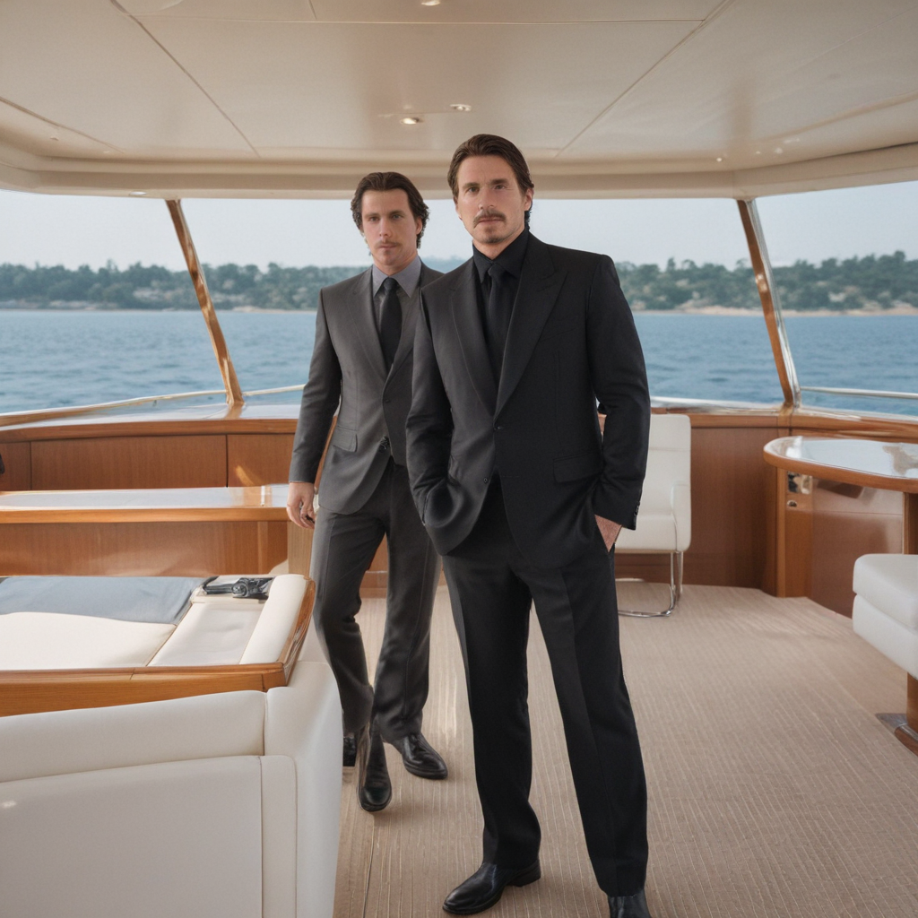 bruce wayne yacht scene