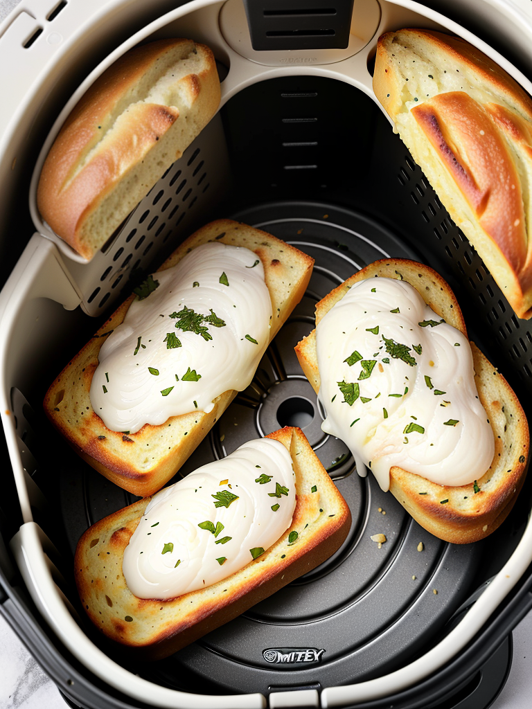 frozen garlic bread in air fryer
