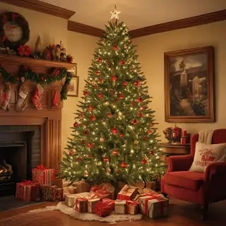 old fashioned christmas pictures