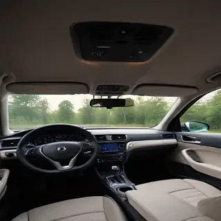 inside car background