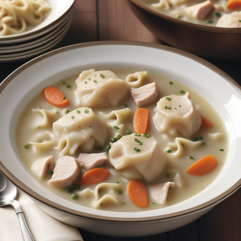 chicken and dumplings with noodles recipe