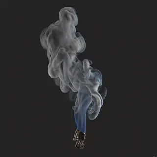 smoke no background