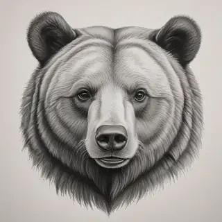 bear pic drawing