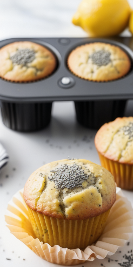 lemon poppy seed gluten free muffins