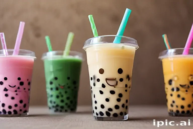 cute boba tea wallpapers