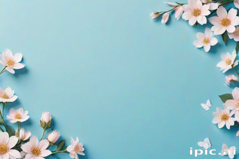 aesthetic cute blue background