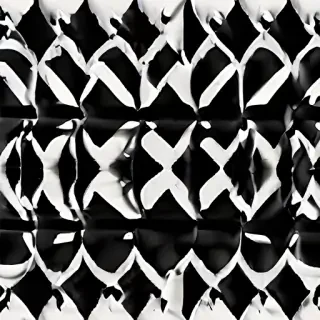 black with white pattern