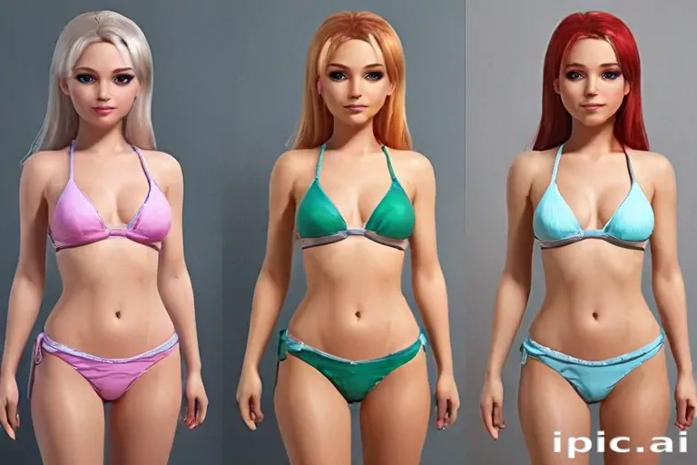 ai girls bikinis