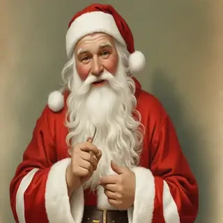 vintage santa images free