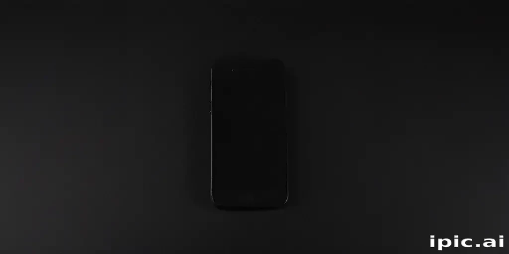 black background phone