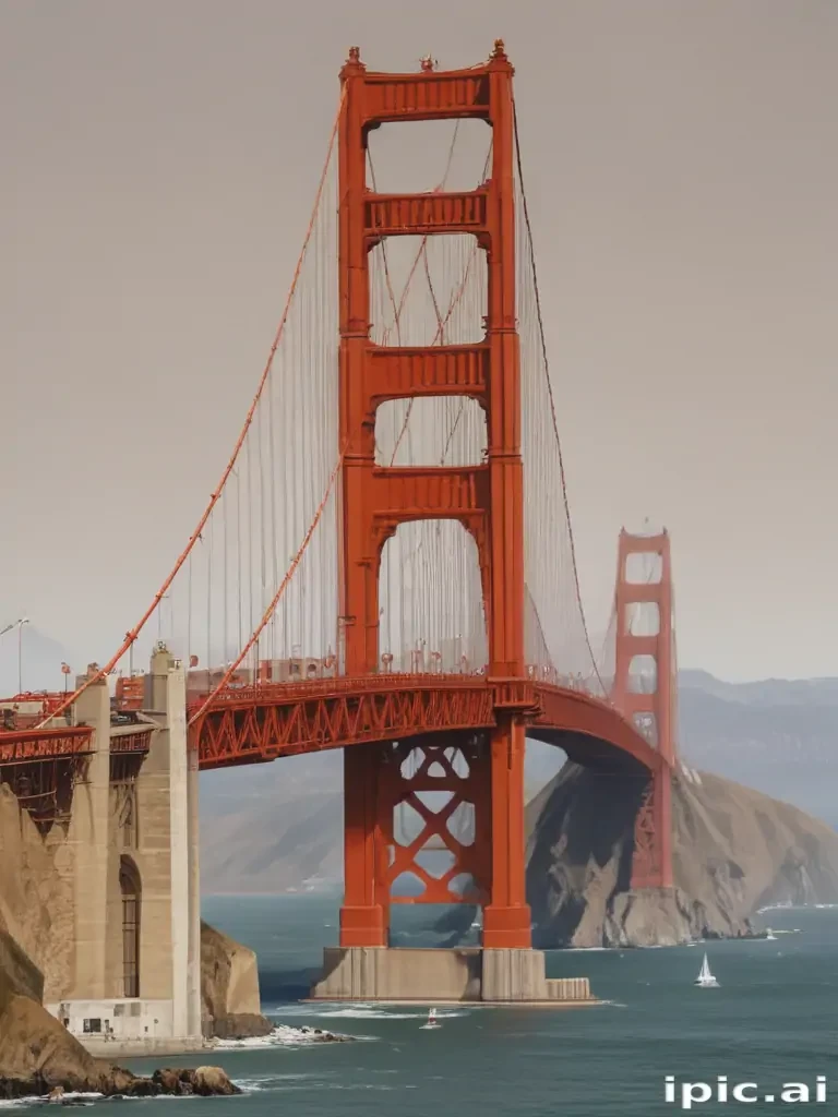 clipart golden gate bridge