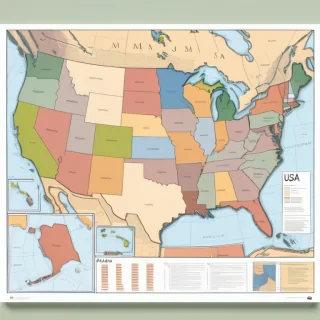 mapa usa