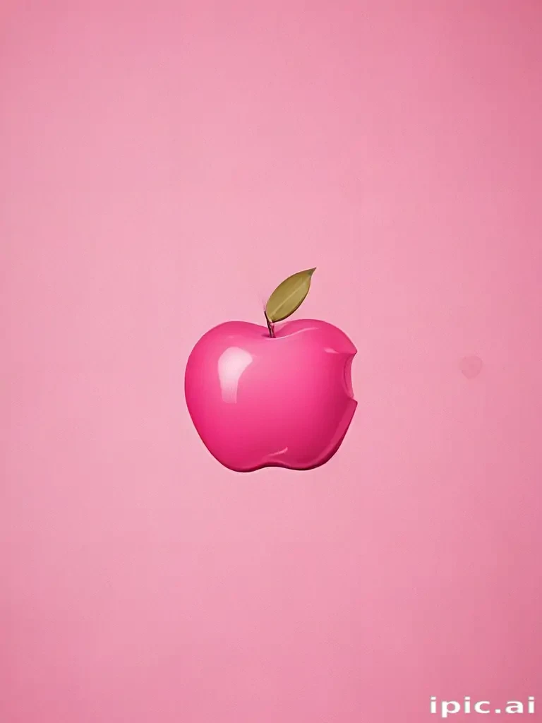 pink apple wallpaper