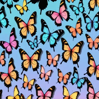 butterfly background aesthetic