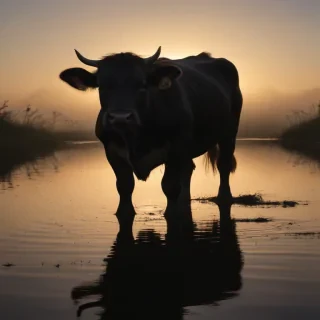 cow silhouette