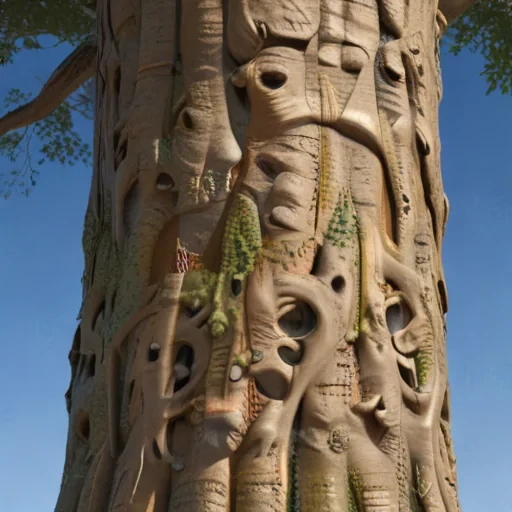 tree trunk tree