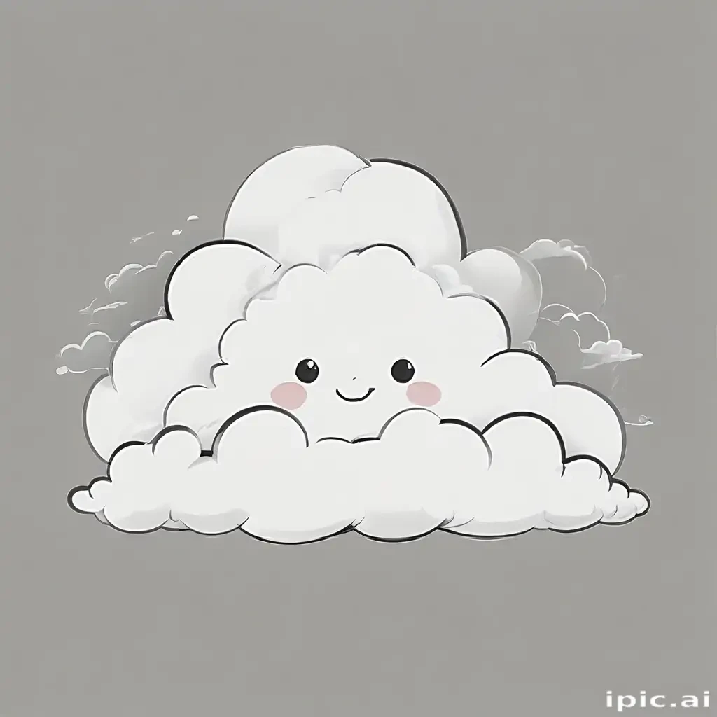 cartoon cloud drawing