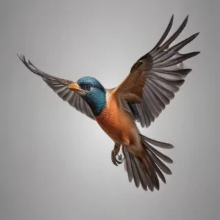 birds flying transparent background