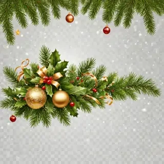 merry christmas transparent background