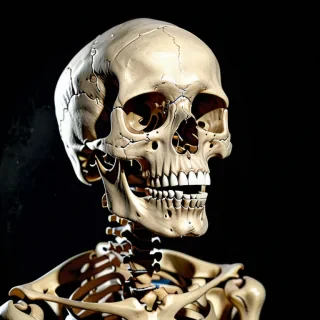 skeleton head photo
