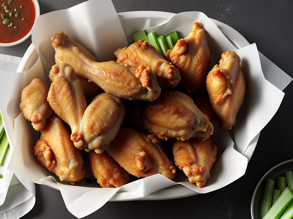 frozen deep fried chicken wings