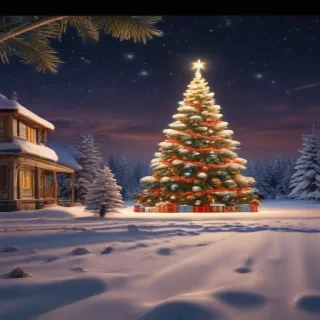 astetic christmas wallpaper