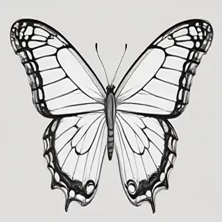 butterfly png outline