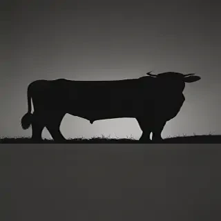 cow silhouette