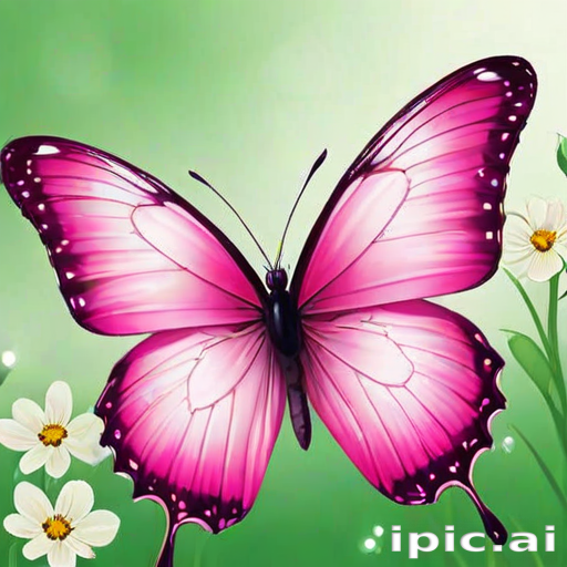 cute pink butterfly wallpaper