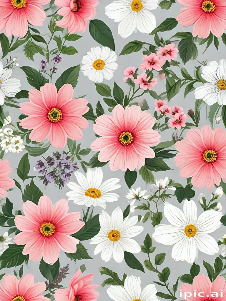 flowers clear background