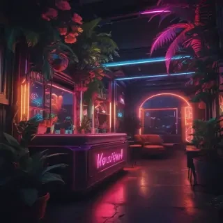 aesthetic neon wallpapers