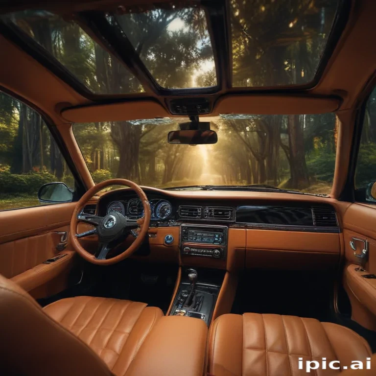 inside car background
