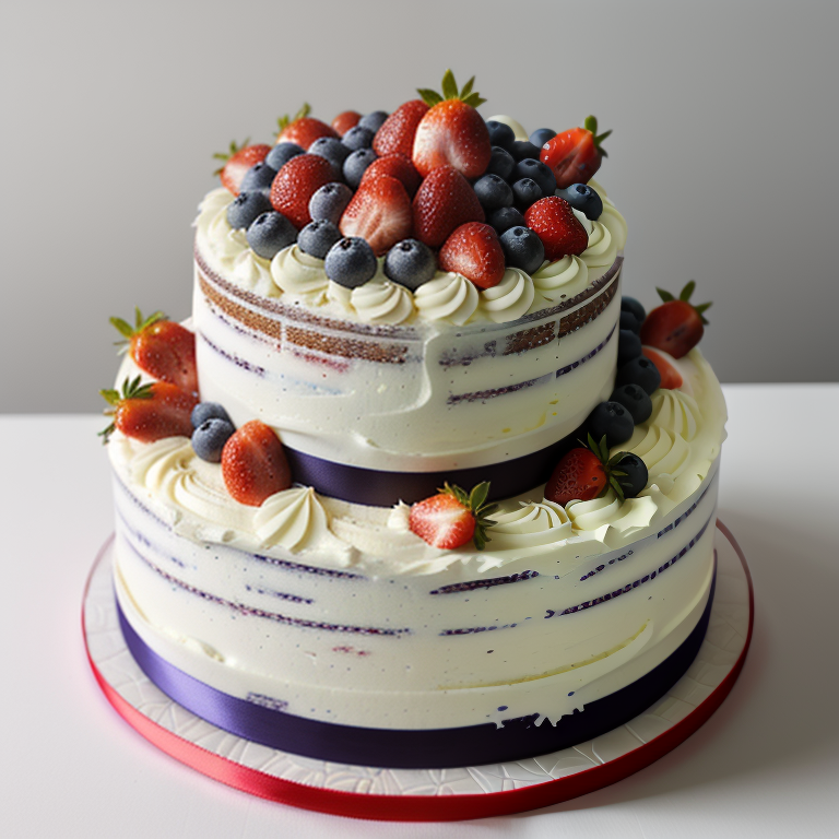 it's made over a cake