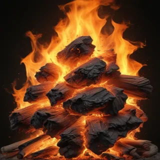 fire clear background