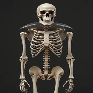 skeleton transparent background