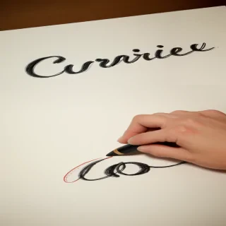 kevin in cursive