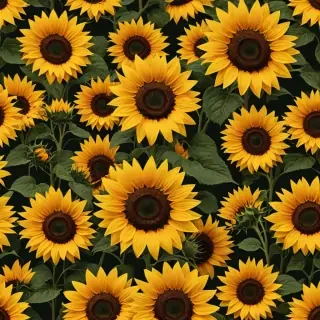 aesthetic sunflower background