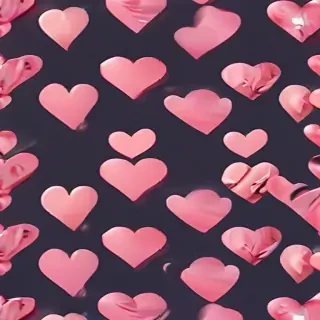 aesthetic hearts wallpaper