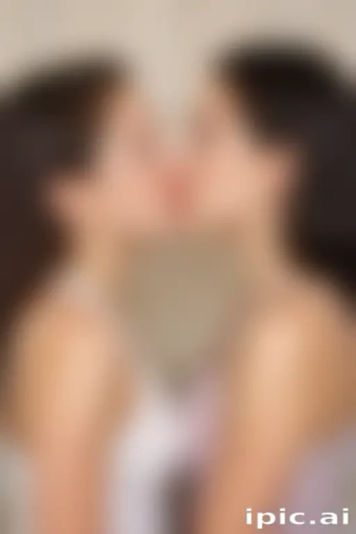 2 girls kissing
