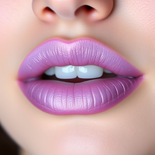 Iridescent lavender "Mystic Aura" lip stain with a water-tint texture, creating a natural-looking gradient effect and leaving a soft, moisturized feel on the lips