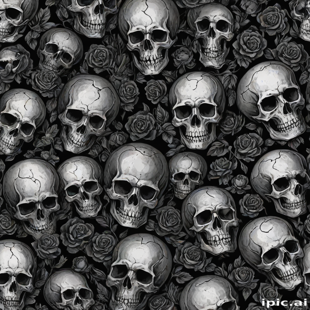 skull background