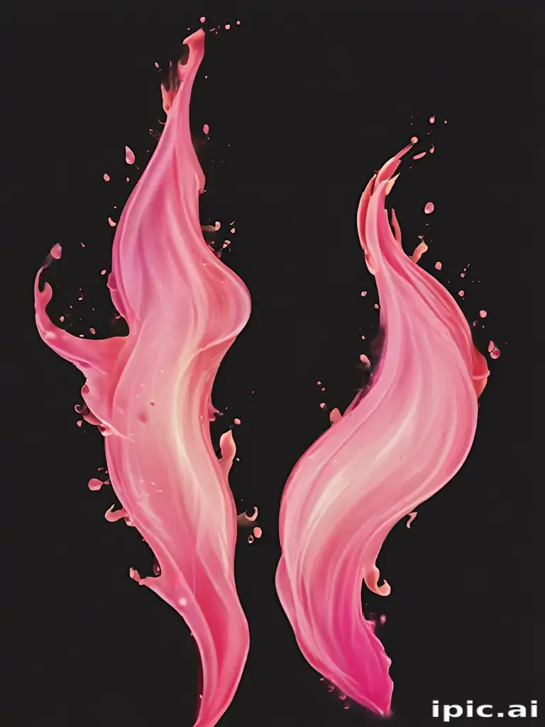 pink flames png